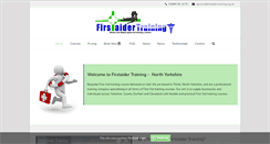 Desktop Screenshot of firstaidertraining.org.uk